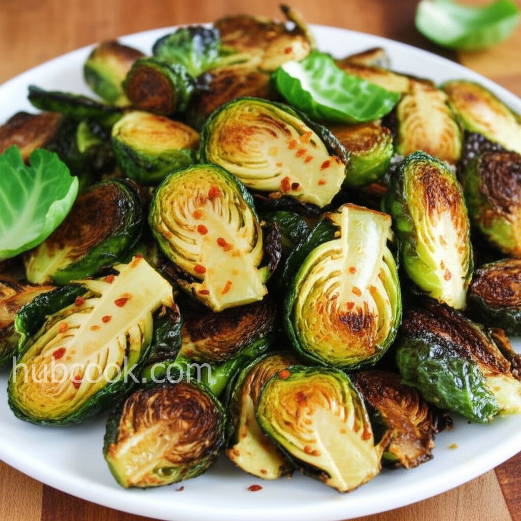 Spicy Brussels Sprout Chips