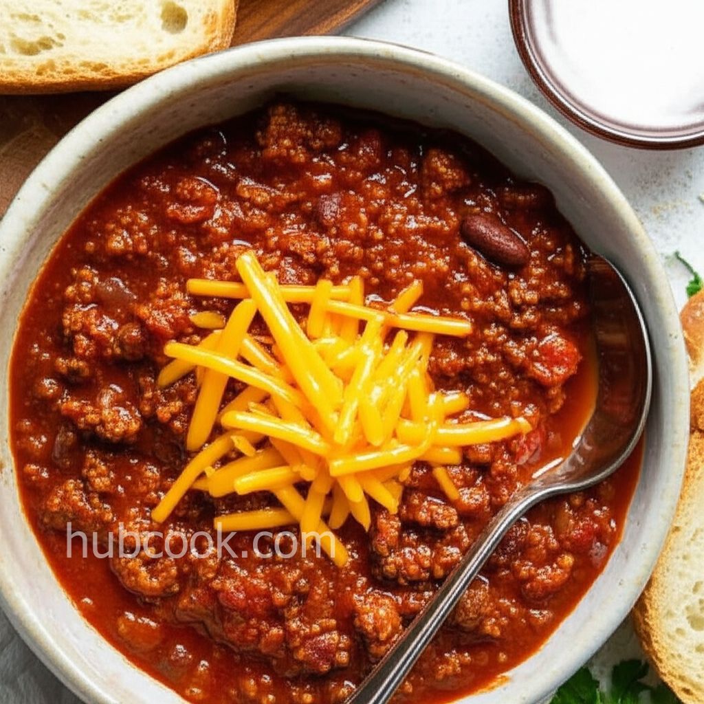 Spicy Slow-Cooked Beanless Chili