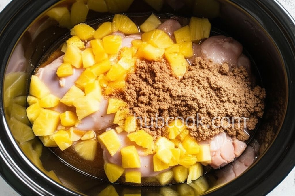 Take The Night Off Slow Cooker Pineapple Chicken