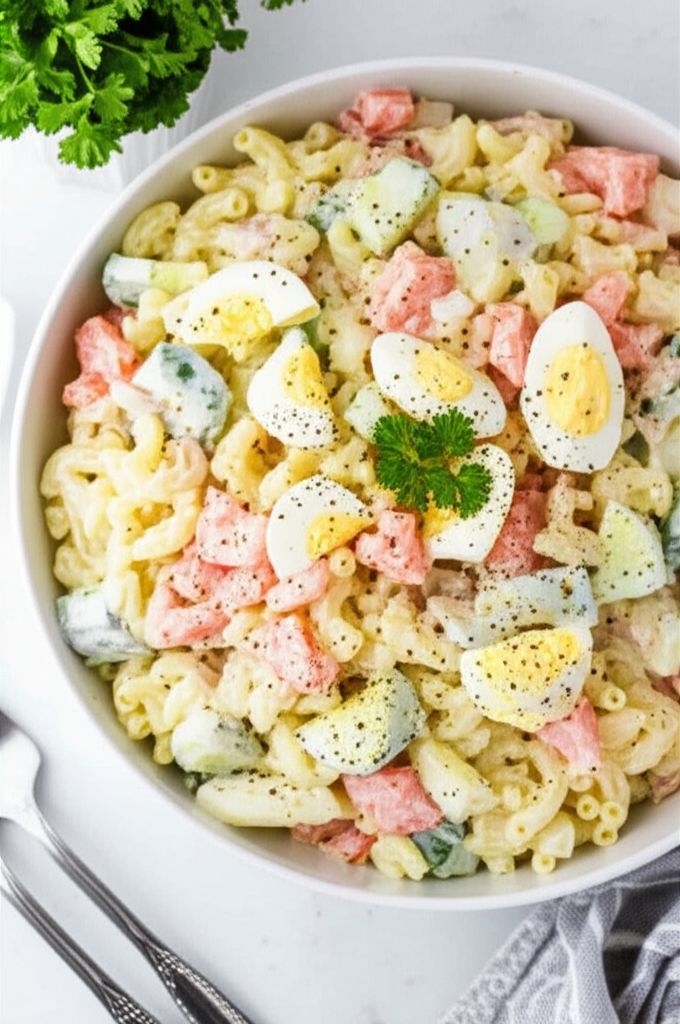The Best Macaroni Cucumber Salad