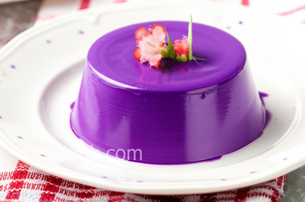Ube Panna Cotta