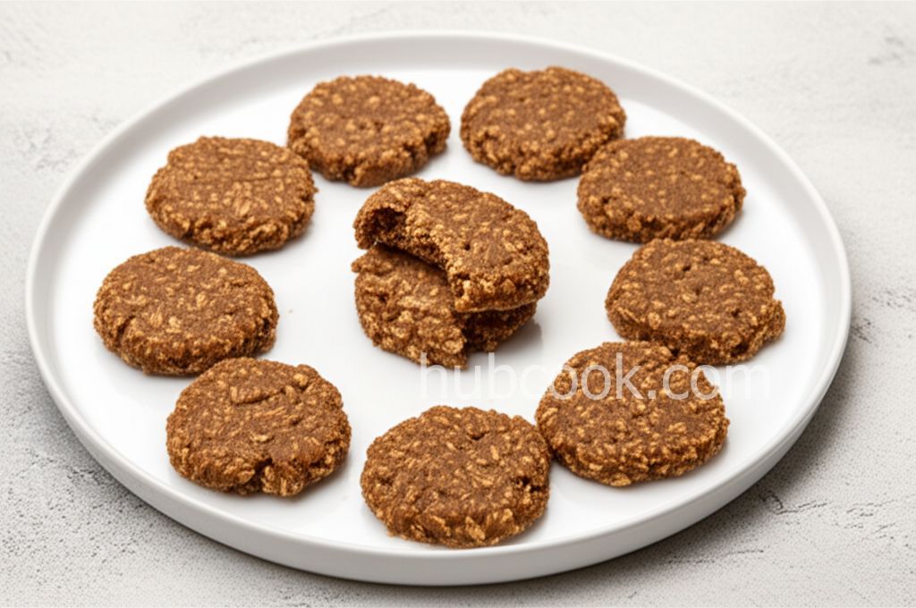 3-Ingredient Peanut Butter Oatmeal Cookies