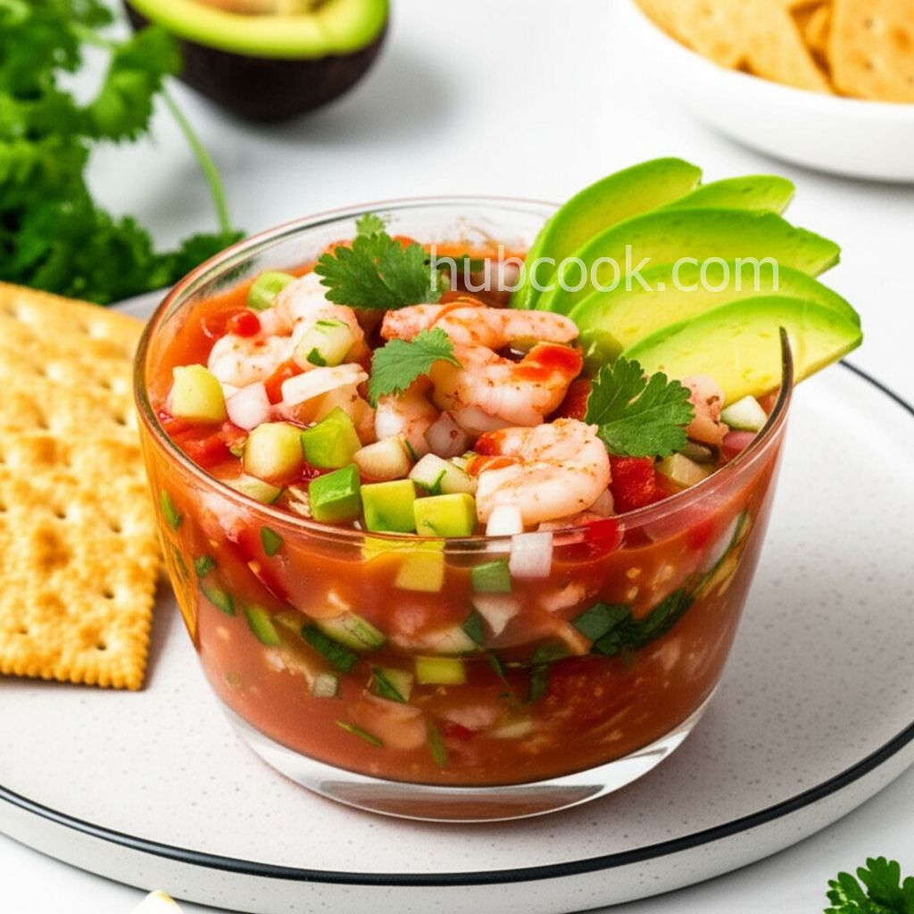 Authentic Mexican Shrimp Cocktail (Coctel de Camarones estilo Mexicano)