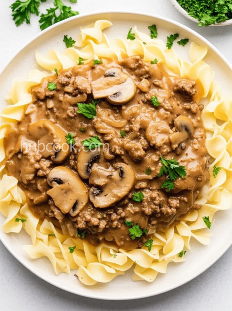 Beef Stroganoff with Ground Beef