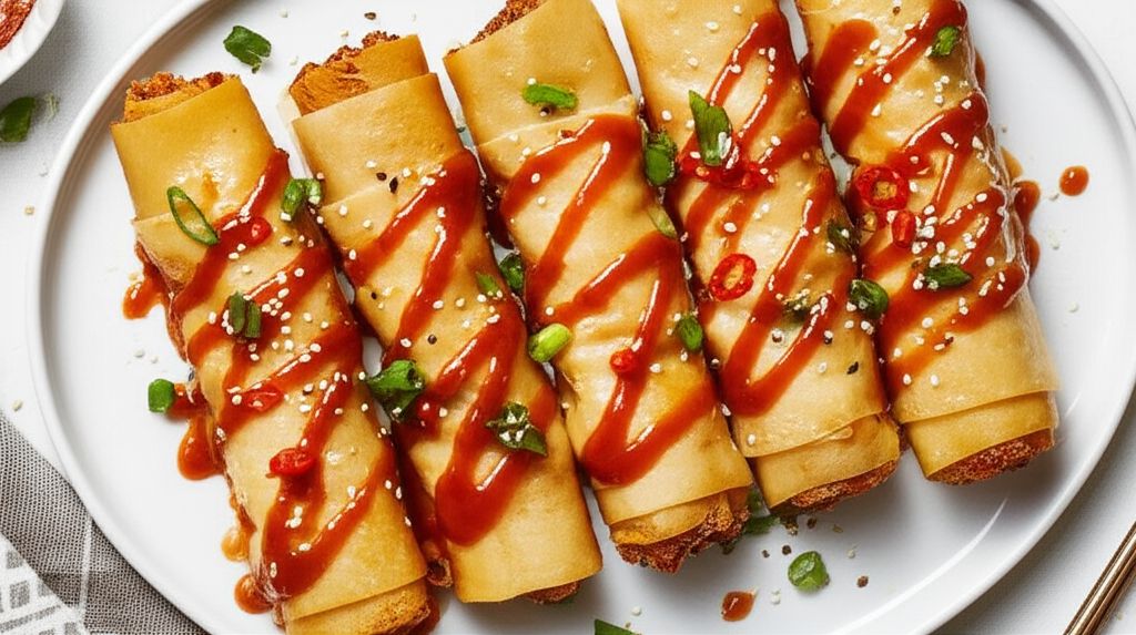 Chili Crab Stuffed Rice Noodles