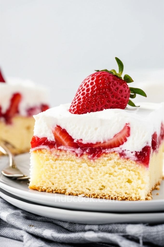 Easy Strawberry Yogurt Cake