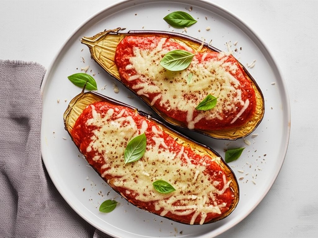 Inside-Out Air-Fried Eggplant Parm