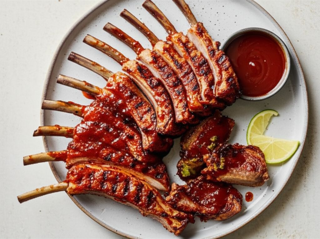Korean Barbecued Rack of Lamb