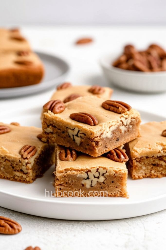 Maple Pecan Blondies
