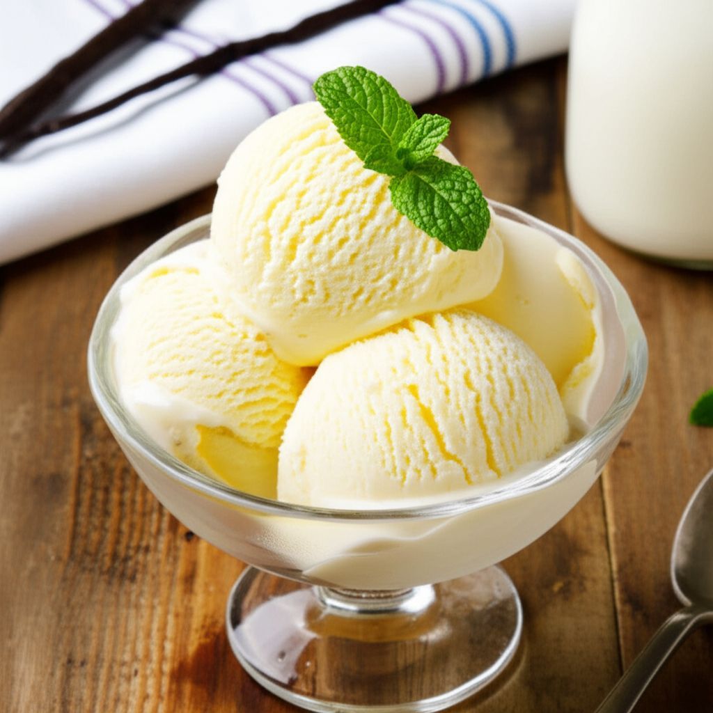 Old-Fashioned Vanilla Ice Cream