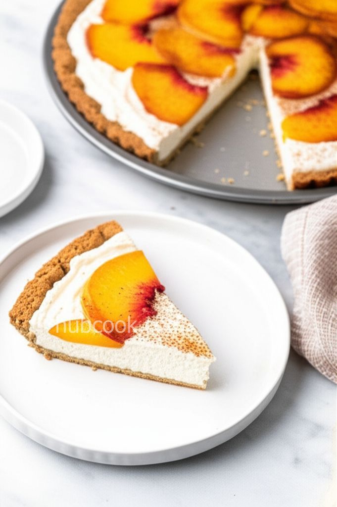 Peach and Cream Cheese Torte