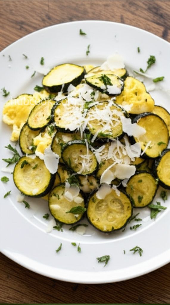 Scrambled Eggs with Zucchini
