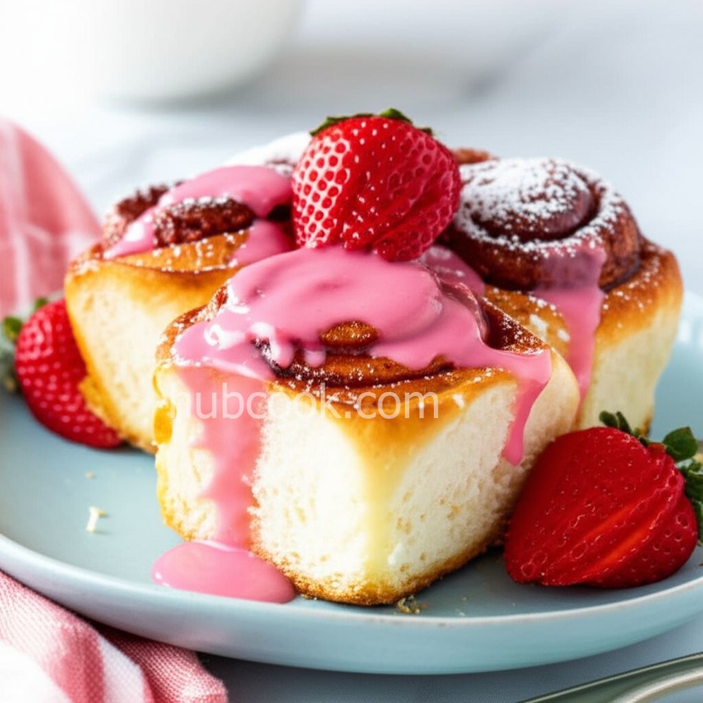 Strawberry Cinnamon Rolls