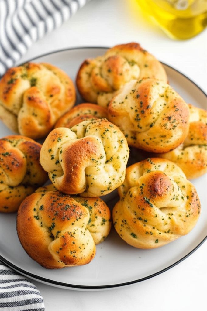 Two-Ingredient Dough Garlic Knots